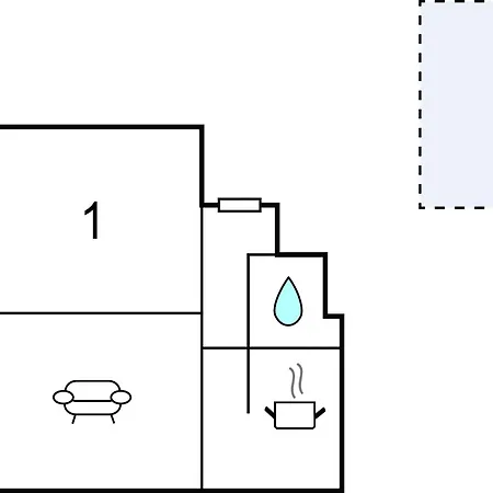 Lovely In With Kitchen Appartement *